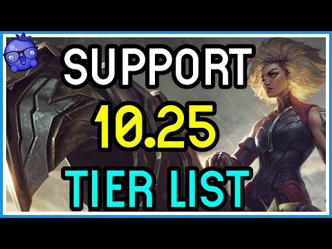 Patch 10.25 Support Tier list! NEW SUPPORT - RELL - League of Legends