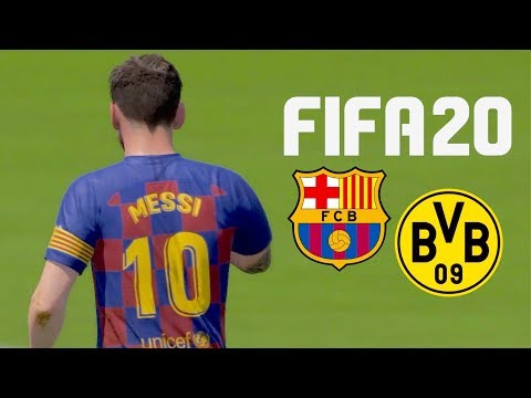 FIFA 20 ROAD TO DIVISION 1 PART 61 - BARCELONA VS DORTMUND - FIFA 20 Online Seasons Gameplay