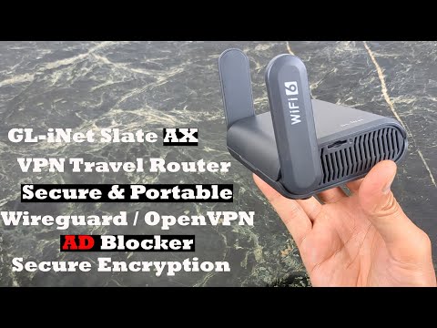 Routeur VPN WIFI 6 de voyage : GL-iNet Slate AX Pocket Size