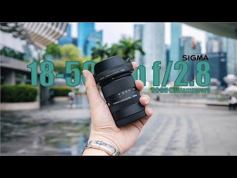 Sigma 18-50mm f/2.8 DC DN C lens 10Bit 4K Video test (Shot it on A7IV in Singapore)