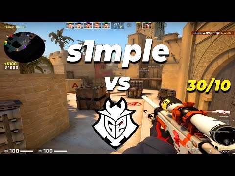 CSGO POV NAVI s1mple (30/10) vs G2 (mirage) @ BLAST Premier World Final 2021