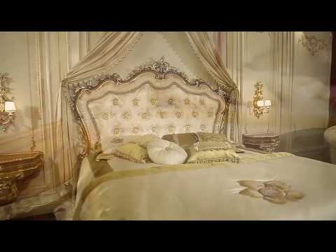 Giường ngủ đôi phong cách cổ điển thời kì Baroque || Sự sang trọng bậc nhất của giường hoàng tộc
