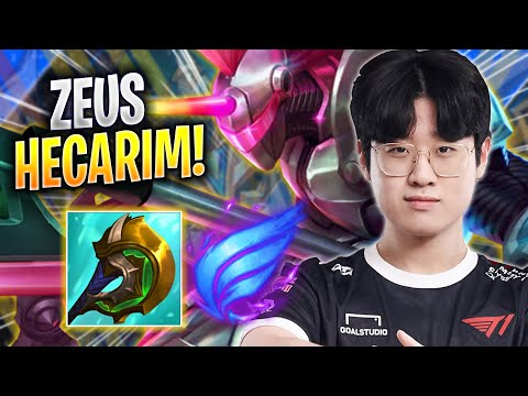 ZEUS TRIES HECARIM WITH NEW ITEMS! - T1 Zeus Plays Hecarim JUNGLE vs Sejuani! | Season 2023