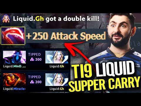 Liquid.Gh Hard Carry Crystal Maiden - Liquid VS Keen Gaming - Highlights TI9 The International 2019