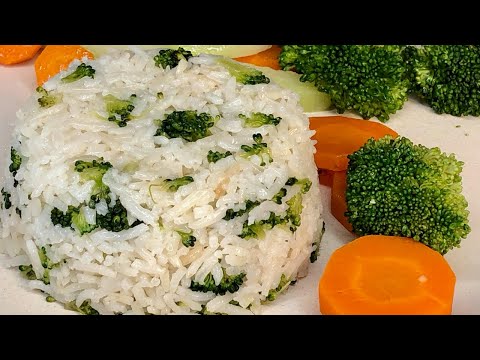 ARROZ con BROCOLI y MANTEQUILLA receta de arroz guarnición para acompañar tus comidas