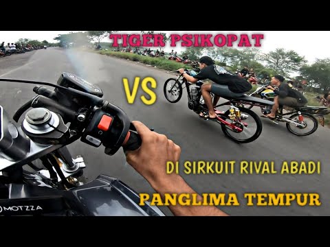 nyorace di tol HK Vixion Panglima Tempur bertemu Tiger Psikopat lagi‼️ada MIO goib juga loh ternyata