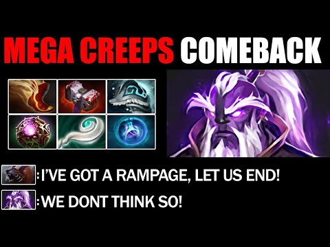 Mega Creeps Comeback By Void Spirit VS Rampage Ursa - Most Epic Battle 7.26c Dota 2