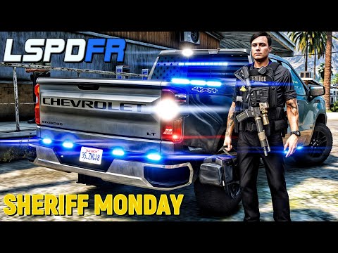 GTA 5 MODS SHERIFF MONDAY LSPDFR UNMARKED 2023 SILVERADO PATROL