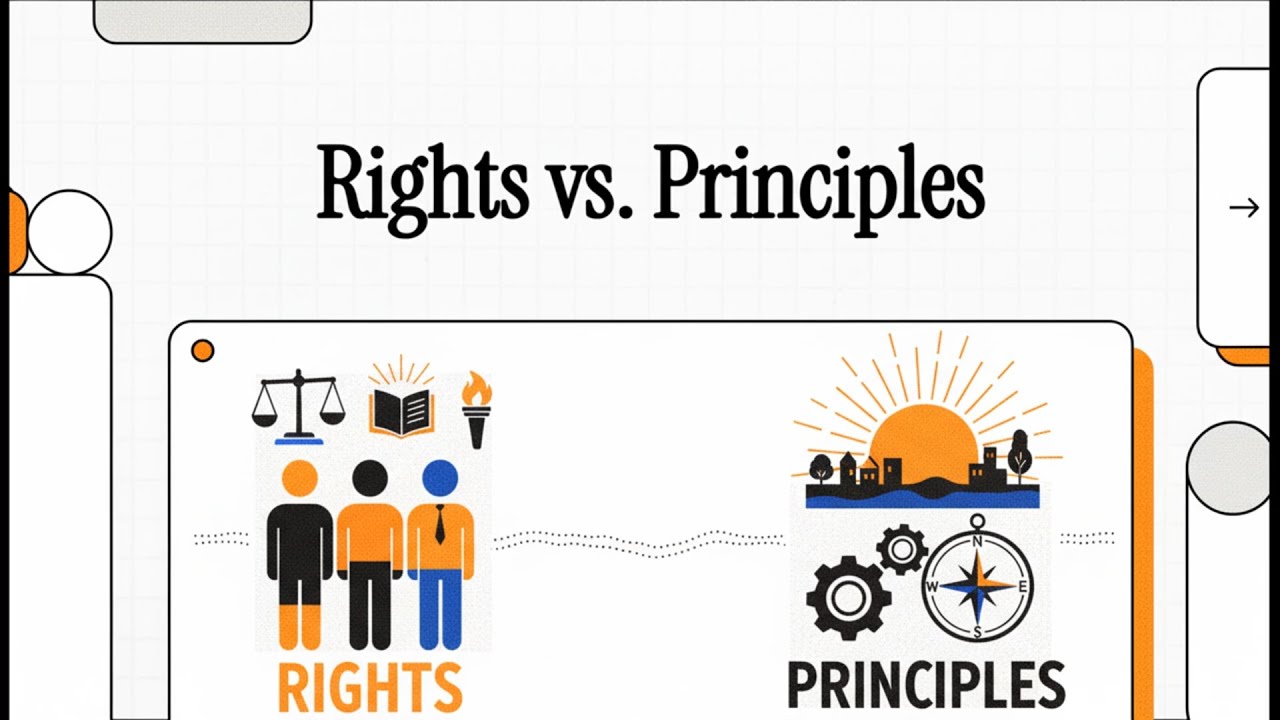 FUNDAMENTAL RIGHTS v  DIRECTIVE PRINCIPLES