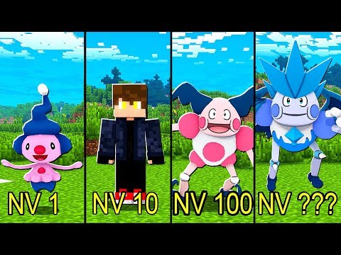 ⚠️ Níveis do Mr. Mime ( Pokemon ) - MINECRAFT ⚠️
