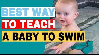 Promo: How to teach your baby to swim at home 8 -12 mos. - Infant swimming lessons near me