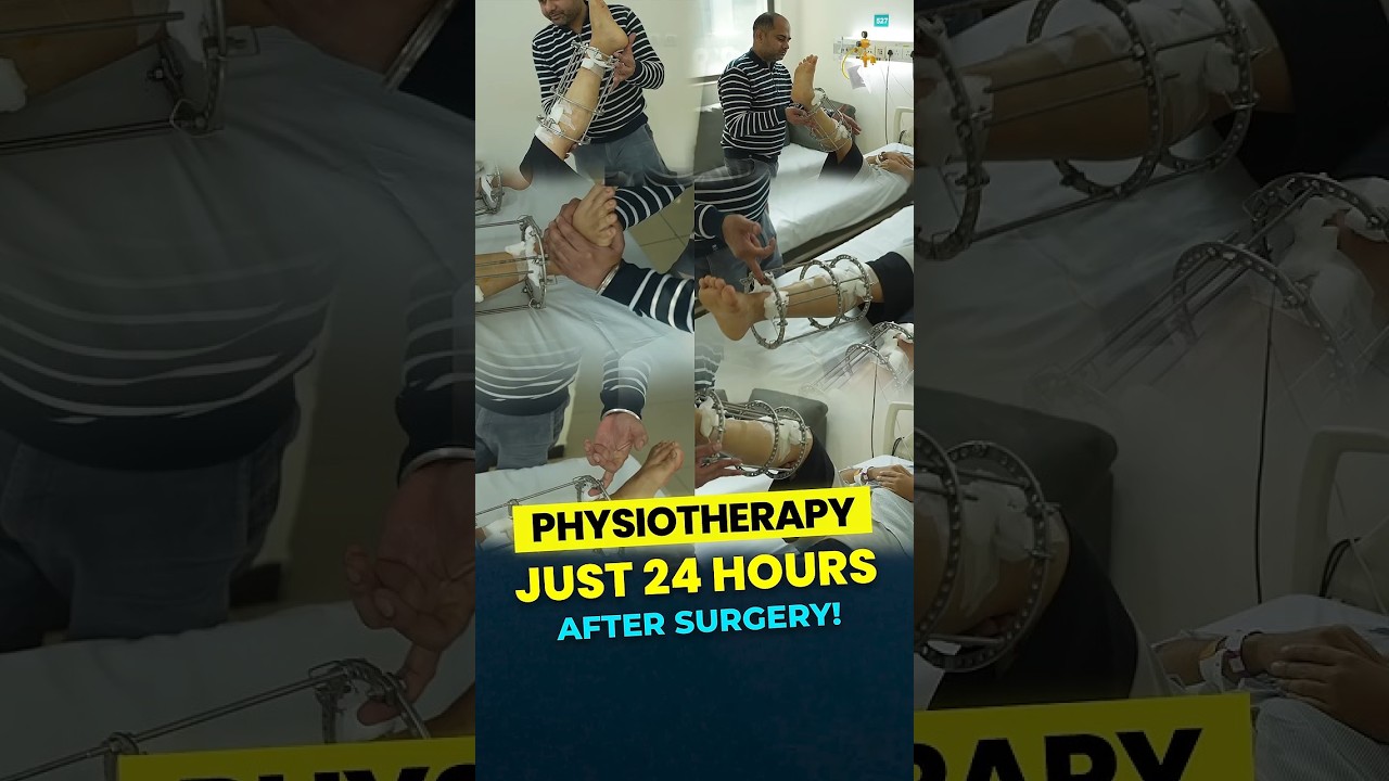 Physiotherapy Just 24 Hours After Limb Lengthening Surgery | Early Recovery at Heights Plus