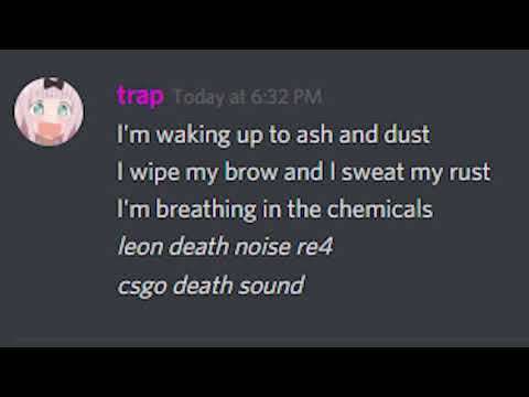 I'm waking up, to ash and dust.