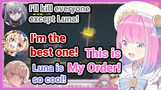 This is Luna's Order! Riona Try So Hard to Protect Her Oshi, Luna in REPO PVP with Polka and Hajime!
