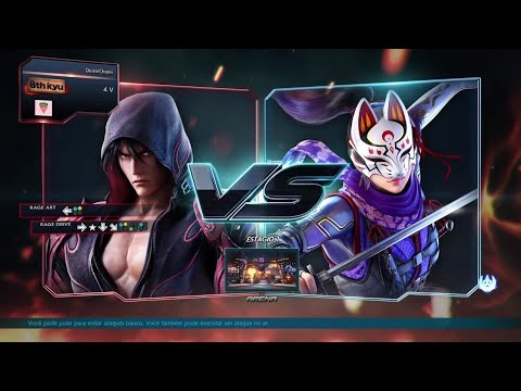 Jin vs Kunimitsu (Hardest AI) - Tekken 7 Arcade