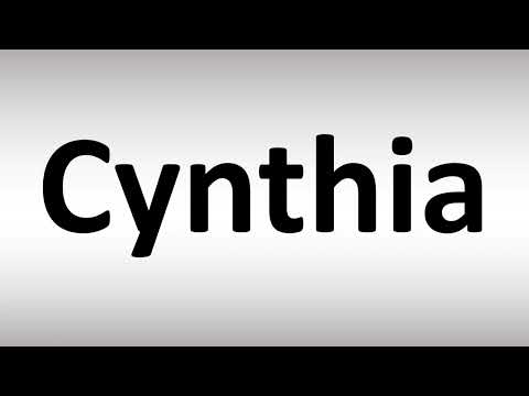 How to Pronounce Cynthia