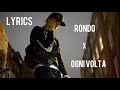Rondo X Ogni Volta - Lyrics/Testo