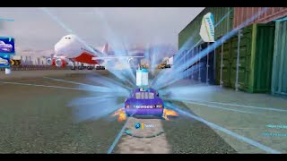 Cars 2 The Video Game (Arcade) Blu-Ray Lightning McQueen racing around the world on 9 laps