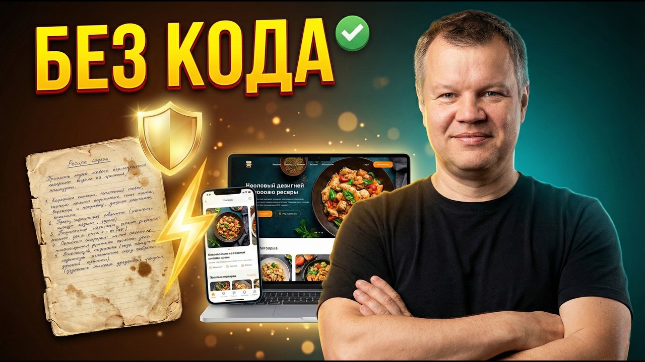 Gemini 3 Flash + Claude Code: 114 рецептов из рукописного блокнота за 15 минут