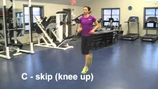 C skip knee up - Sprint Drills for Runners
