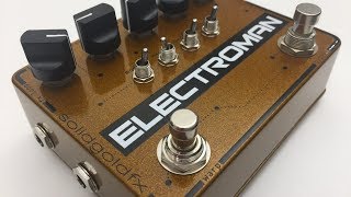 Video thumbnail for SolidGoldFX - Electroman MKII (Modulated Delay) by aBunchOfPedals