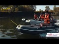 миниатюра 0 Видео о товаре Аква-2800 СК слань+киль серая/черная (лодка пвх под мотор)