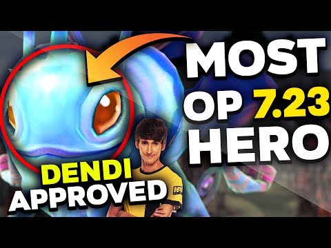 Dendi Spamming MOST OP Hero in 7.23 Patch
