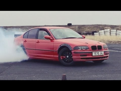 BMW E46 328i Drifting | Amateur Drift Training Day - 2017.02.18 Tököl Airport