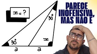 PARECE UMA QUESTÃO INOFENSIVA, MAS NÃO É. EU GARANTO! 