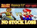 Smash Remix Classic Mode Remix 1P Gameplay With Cloud VERY HARD No Stock Loss