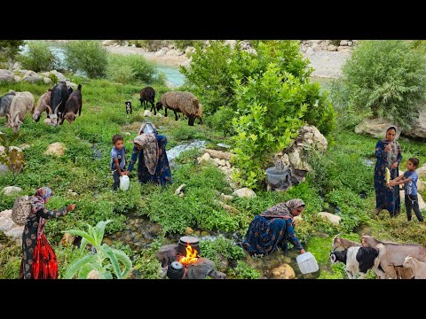 Nomadic Life: Nomadic Girls’ Journey to the Wild River 🐟 Unveiling Nomadic Life💖