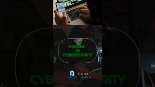 Hacking vs Cybersecurity: What’s the Real Difference? 💻🔒 #shorts