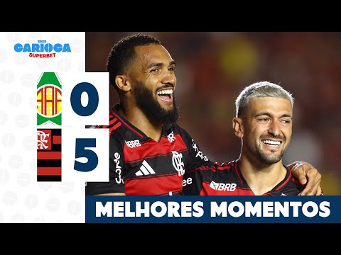 PORTUGUESA 0 X 5 FLAMENGO  - MELHORES MOMENTOS - CARIOCA SUPERBET 2025