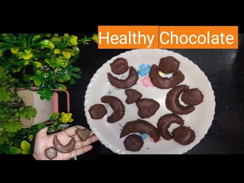Chocolate Recipe| Dry fruit chocolate| how to make healthy chocolate Recipe..