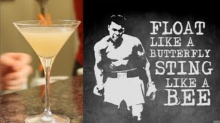 The Mohammad Ali Stings like a Bee (Bee's Knees Cocktail)| Drinks Made Easy
