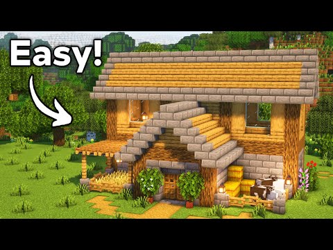 Minecraft: Simple Survival House Tutorial🏠