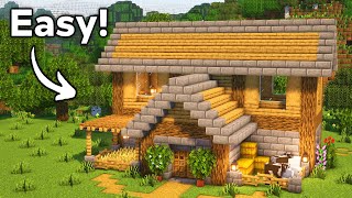 Download lagu Minecraft: Simple Survival House Tutorial🏠 mp3