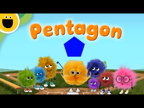 Pentagon | Words with Puffballs (Sesame Studios)