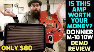 Video thumbnail for Can This Cheap Amp Do Bluesy, Jazzy, Rockabilly Tones? - Unboxing, Demo, Review - Donner M-10 by Damian Bacci