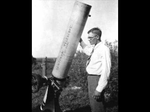 Clyde Tombaugh's lecture at Griffith Observatory, 1987