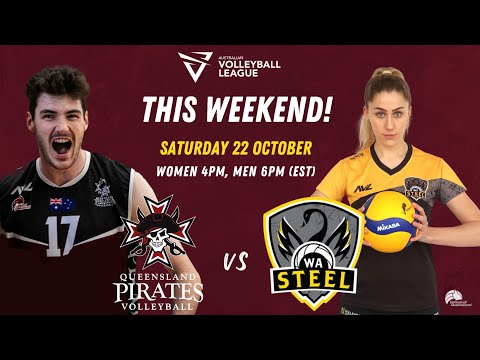 AVL Round 3 Queensland Pirates v WA Steel (SATURDAY)