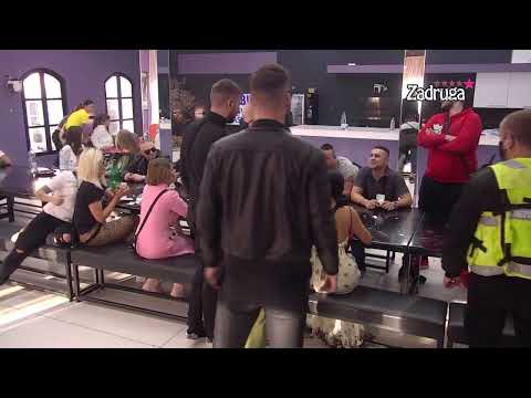 Zadruga 5 - Mihić nasrnuo na Bebicu, uletelo obezbeđenje - 11.04.2022.