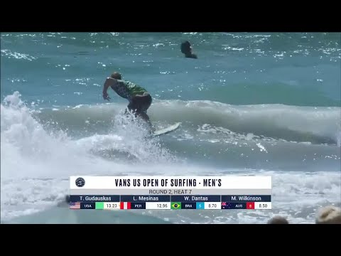 Vans US Open of Surfing - Men's, Men's Qualifying Series - Round 2 heat 7
