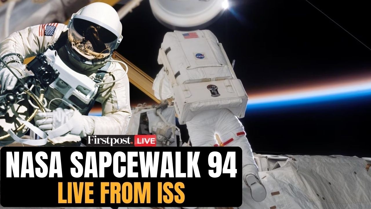 NASA's Spacewalk 94 LIVE: Astronauts Install New Solar Arrays Outside ISS | Firstpost