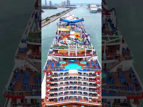 Thumbnail for Carnival Celebration Top View ❤️  Another beautiful big ship at Sea  #BigShip