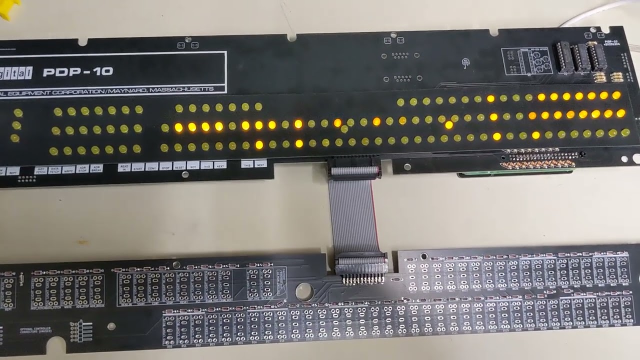PiDP-10 testing during assembly
