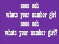 jedward - whats your number lyrics 