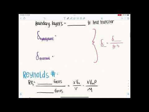 Heat Transfer - Calculating h (Part 1) - Boundary Layers