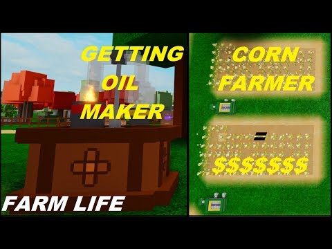 [Roblox] Farm Life GETTING OIL MAKER!!!