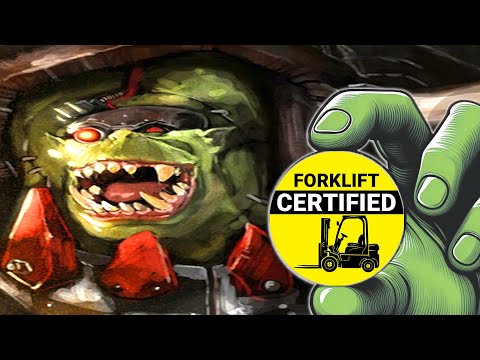 Ghazghkull becomes FORKLIFT CERTIFIED | a Warhammer 40k story